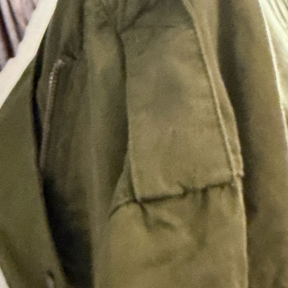 Sanctuary Lightweight Tencel Moto Jacket Olive Green XL - Picture 4 of 11